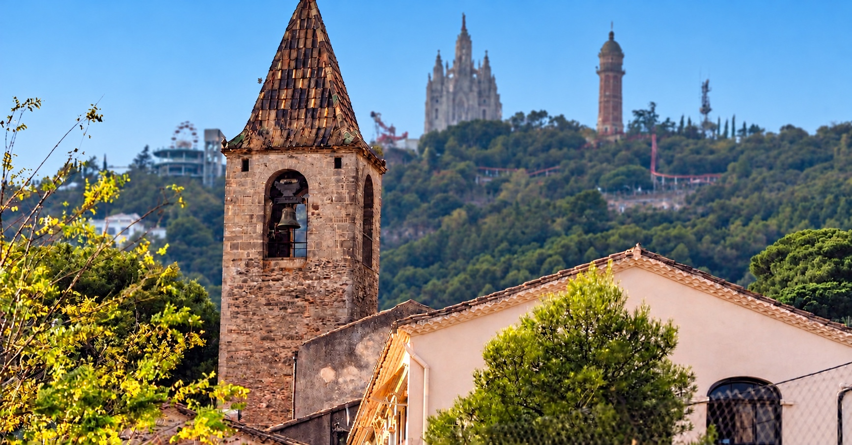 Núcleo histórico de Sant Genís dels Agudells y Collserola